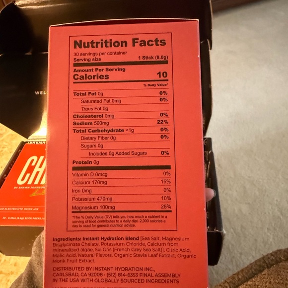 Instant Hydration Cherry and Raspberry Drink Mix - Picture 4 of 5